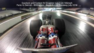 Quickest and Fastest EV Dragster 724 186mph [upl. by Everett]