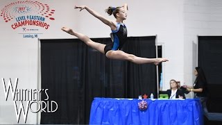 Whitney Bjerken  Level 9 Gymnastics Eastern Championships [upl. by Marika557]