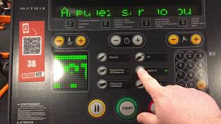 BasicFit  Programmer treadmill Matrix pour un entrainement Spint 8 HIIT sur tapis de course [upl. by Aramak]