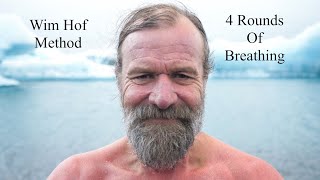 Wim Hof 4 rounds advanced breathing [upl. by Ellerahs]