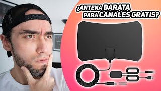 Reseña Antena DIGITAL para HDTV 1080p ¿4K BARATA [upl. by Noll]