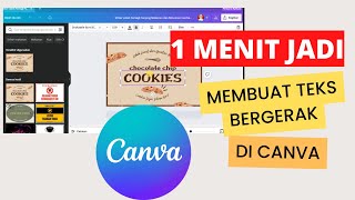 CARA MEMBUAT TEKS BERGERAK DI CANVA  ANIMASI CANVA [upl. by Henden]