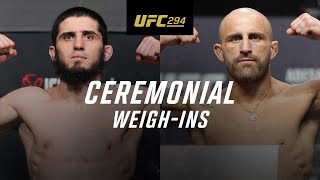 UFC 294 Ceremonial WeighIn [upl. by Ybbed]