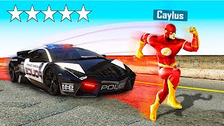 Playing GTA 5 As The FLASH Superhero Mod [upl. by Adelle]