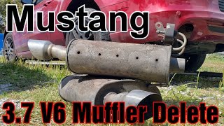 37 V6 Mustang Muffler Delete  Revs Pulls amp Review [upl. by Reiss303]