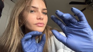 ASMR  Latex Gloves Sounds No Talking Hand Movements For Sleep For Studying For Relaxation [upl. by Donoho]