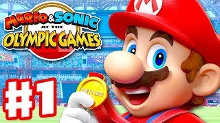 Mario amp Sonic at the Olympic Games Tokyo 2020  Gameplay Walkthrough Part 1  Story Mode [upl. by Cummine]