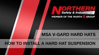 How To Install An MSA VGard® Hard Hat Suspension [upl. by Sile]