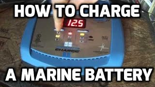 How to Charge a Marine Battery [upl. by Ihculo561]