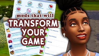 30 sims 4 mods that will TRANSFORM YOUR GAME [upl. by Pence80]