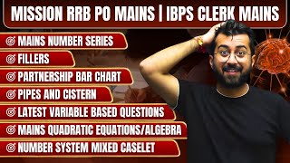 RRB PO Mains  From 10 Marks to 25 Marks  Quant Game Changer Session by Aashish Arora [upl. by Eirallih]