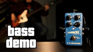 TC Electronic Flashback Delay Bass Demo [upl. by Anavrin]