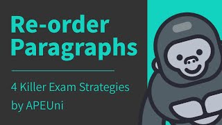 Reorder Paragraphs Exam Strategies  best tips and tricks  PTE Reading  APEUni [upl. by Kisor603]