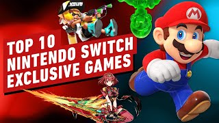 Top 10 Nintendo Switch Exclusive Games [upl. by Ellenrad]