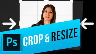 How to Crop and Resize Images in Photoshop  Cropping to a Specific Size [upl. by Gilliette]