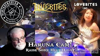 Loving the Haruna CAM Lovebites  Raise Some Hell  Live [upl. by Tomchay]