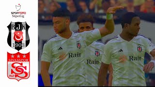 Beşiktaş  Sivasspor MAÇ ÖZETİ  Spor Toto Süper Lig 202425 [upl. by Atrebla]