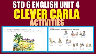 STD6 English Unit 4 Clever Carla Activities Kite Victers English Class WorksheetUmakkutty [upl. by Clea]