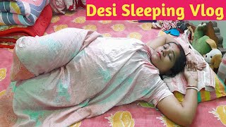 Sleeping At Night  Nighty VlogSangita Arijit Vlog [upl. by Nyllij]