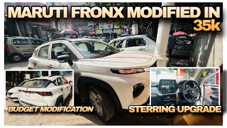 35k में Maruti Fronx Modified ✅ Sterring Upgrade 🔥Tail light ✅ fronxmodification fronxsigma [upl. by Chrystel846]