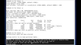 How to use fdisk command in linux [upl. by Felicdad]