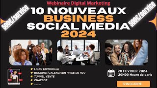 10 NOUVEAUX SERVICES SOCIAL MEDIA 2024 500 EUROSERVICEMOIS [upl. by Aseral]