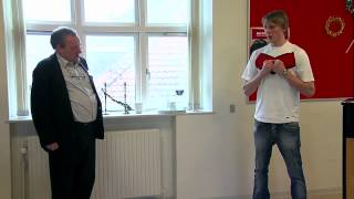 David Lowe teaches countertenor 19yearold Kenneth Masterclass 2009 at Den Jyske Sangskole [upl. by Gove]