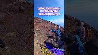 GUNUNG SLAMET ATAPNYA JAWA TENGAH RAMAI SEKALI PENDAKI PART 15 shorts [upl. by Lyndsay107]