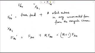 LEC 39 Recycle Reactors Design Equation [upl. by Okihcim]