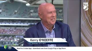 Kerry OKeeffes best bits on FoxCricket 1st Test Aus vs India 2018 [upl. by Gearhart]