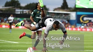 Fiji vs South Africa Highlights  Hamilton 7s Cup Finals [upl. by Walston]