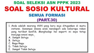 Soal Sosio Kultural Seleksi ASN PPPK 2023 Semua Formasi Part30 [upl. by Akierdna]