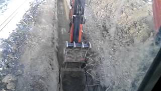 How to dig pipeline ditch [upl. by Gnep]