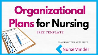 Organizational Plans for Nursing Free Template [upl. by Ramirol574]