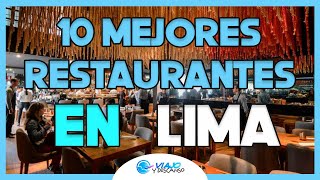 LIMA  MEJORES RESTAURANTES 2023 [upl. by Kensell]