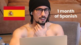 This is my Spanish after 30 days update [upl. by Nilram]