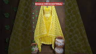 Cotton Dhakai jamdani Dress Material fashion new tranding viral bangladesh assam [upl. by Gelya]