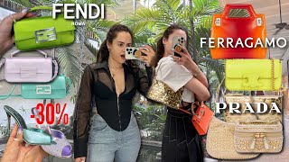 Luxury Shopping Vlog in MIAMI Sales Fendi Prada Tom Ford amp MORE [upl. by Adnalu]