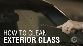 How To Clean Exterior Glass  Autoblog Details [upl. by Aineg526]