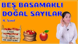 5 Basamaklı Doğal Sayılar İlkokul 4 Sınıf Matematik Dersi [upl. by Arualana]