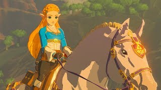 How To Get Zeldas Horse  White Stallion  Zelda BOTW [upl. by Lerrud]