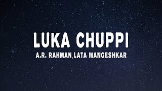 AR Rahman Lata Mangeshkar  Luka Chuppi Lyrics Rang De Basanti [upl. by Leber261]