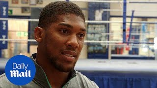 Boxing heavyweight champ Anthony Joshua talks to MailOnline  Daily Mail [upl. by Seda]