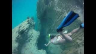 Freedive in Kayangan Lake and Barracuda Lake in Coron Palawan GOPRO [upl. by Eirrehs]