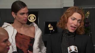 Sophie Red Carpet Interview  2019 GRAMMYs [upl. by Churchill]