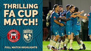 FA CUP THRILLER  Hanworth Villa vs WampH  Full Highlights [upl. by Hotchkiss137]