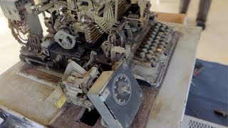 Teletype Model 19  Part 1 A Teletype Arrives for Restoration [upl. by Arther]