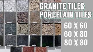 GRANITE TILES  PORCELAIN FLOOR TILES  ALLHOME DEPOT [upl. by Zosima]