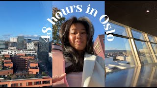 ✈️ Weekend Getaway to Oslo what I did in Oslo  travel vlog [upl. by Ttam]