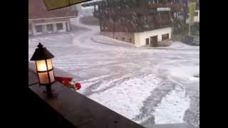 Hagel in Alpbach [upl. by Eilzel]